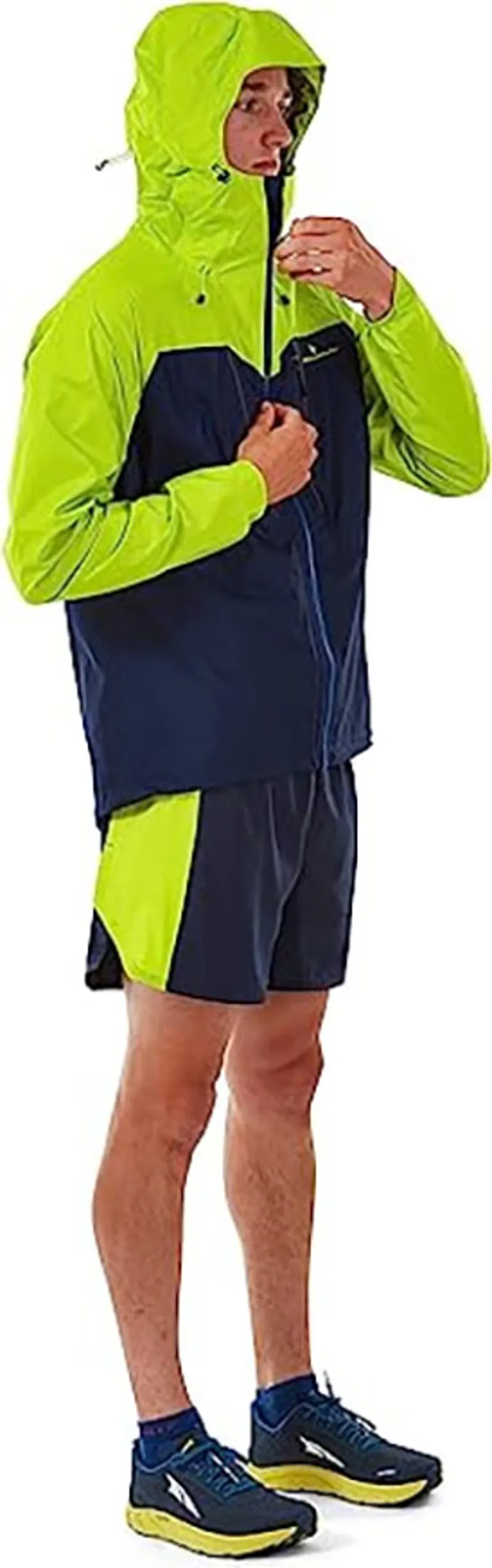 Ronhill Men's Tech Fortify Jacket Navy/Citrus-3